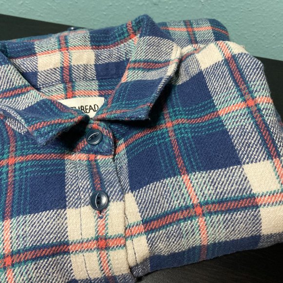 Madewell Rivet & Thread Flannel in Hailey Plaid - Picture 3 of 4